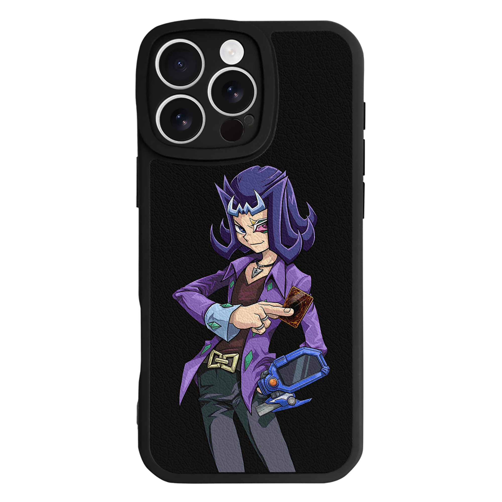 遊☆戯☆王 Yu-Gi-Oh! 【iPhone 16シリーズ対応】シリコンスマホケース（レザー調） 材質：シリコン
